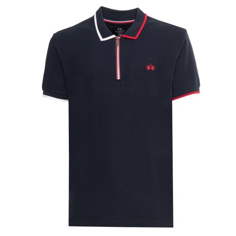 LA MARTINA LMH223MTS007NV - Navy - POLO - Image 2