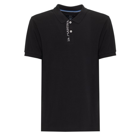 LA MARTINA LMH223MTS039BK - Black - POLO SHIRTS - Image 2