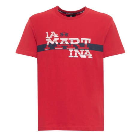 LA MARTINA LMH223MTS043RD - RED - T SHIRT - Image 2