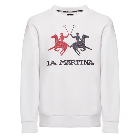 LA MARTINA LMH224MSS007WH - Optic White - MIKINY - Image 2