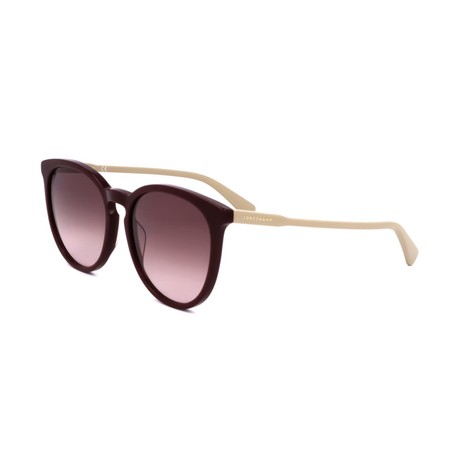 LONGCHAMP LO606S - BURGUNDY/BEIGE - SUNGLASSES - Image 2