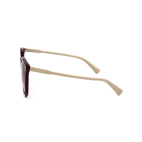 LONGCHAMP LO606S - BURGUNDY/BEIGE - SUNGLASSES - Image 3