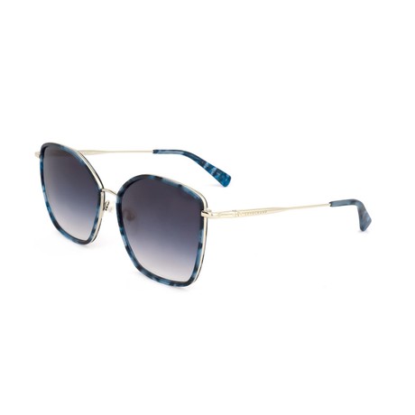 LONGCHAMP LO685S - GOLD/TEXTURED BLUE - OKULARY - Image 2