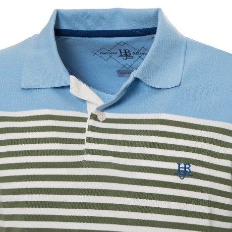 HARMONT & BLAINE JEANS LRHJ700 - AZZURRO/VERDE/BIANCO - POLO - Image 2