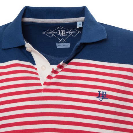 HARMONT & BLAINE JEANS LRHJ700 - BLU ROSSO BIANCO - POLO - Image 2