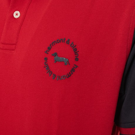 HARMONT & BLAINE LRJO320 - ROSSO BLU - POLO - Image 2