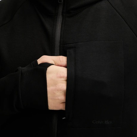 CALVIN KLEIN LV00NM2924 - BLACK - MIKINY - Image 3