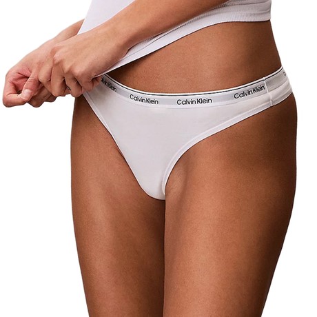 Bielizna Calvin Klein shoreline blue descent white &mdash; zdjęcia 2