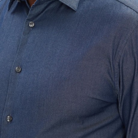 Tricouri Calvin Klein denim blue &mdash; poze 3