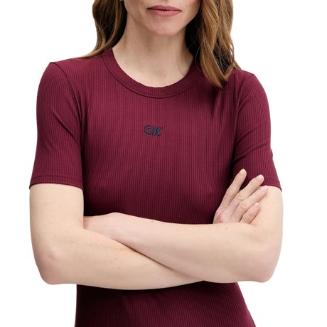 Šaty Calvin Klein Jeans deep rouge &mdash; fot 3