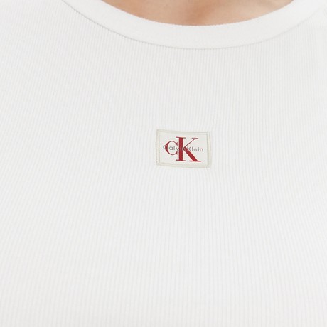 CALVIN KLEIN JEANS LV047C201G - Brilliant White - TOPS AND TANK TOPS - Image 3