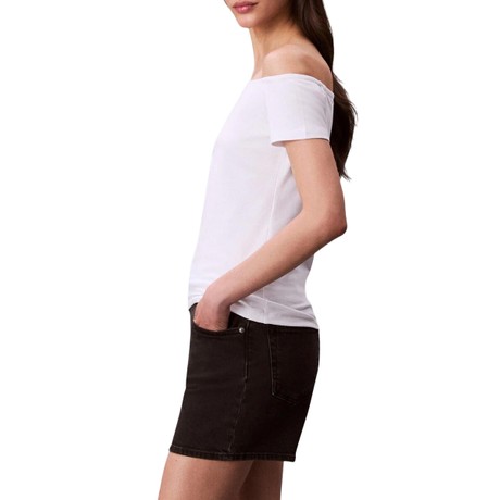 Футболка Calvin Klein Jeans brilliant white &mdash; фотографии 3