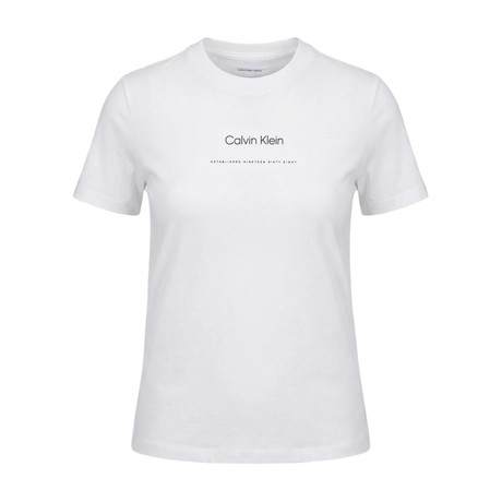 CALVIN KLEIN JEANS LV047C811G - Bright White - T SHIRT - Image 3