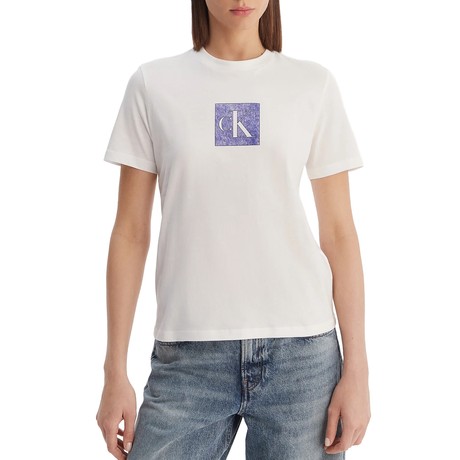 CALVIN KLEIN JEANS LV047F819G - Bright White - T-SHIRT