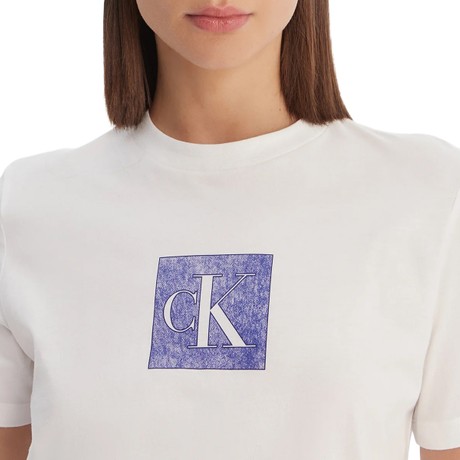 CALVIN KLEIN JEANS LV047F819G - Bright White - T-SHIRT - Image 3