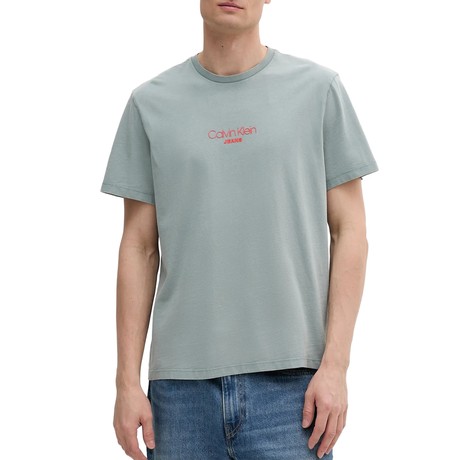 CALVIN KLEIN JEANS LV04RB824G - BLUE - CAMISETA