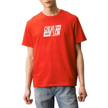 CALVIN KLEIN JEANS LV04RB850G - RED - T SHIRT