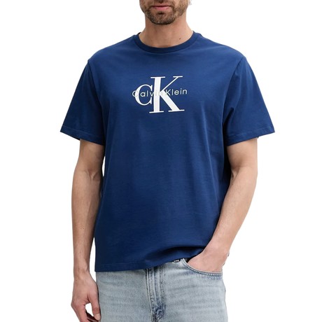 CALVIN KLEIN JEANS LV04RB862G - BLUE - CAMISETA