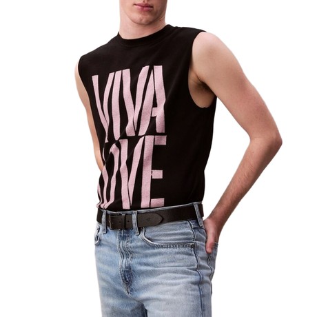 CALVIN KLEIN LV04RC089G - BLACK - TOPS AND TANK TOPS - Image 2