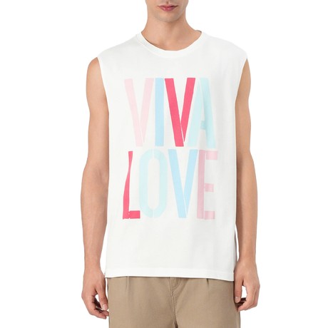 CALVIN KLEIN LV04RC089G - WHITE - TOPS AND TANK TOPS