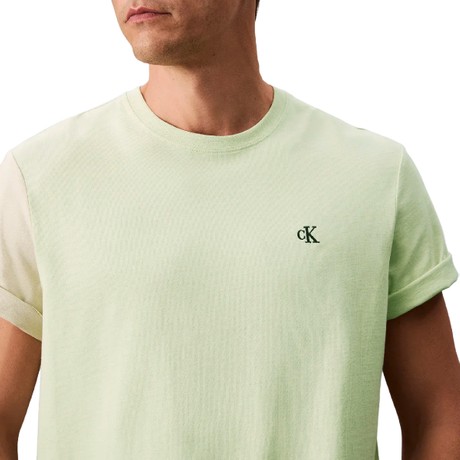 CALVIN KLEIN JEANS LV04RC275G - VERDE CHIARO - CAMISETA - Image 3