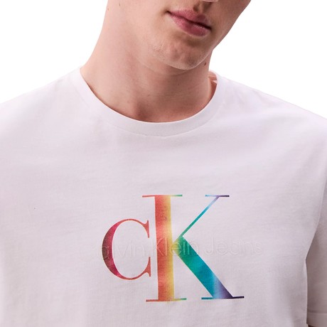 CALVIN KLEIN JEANS LV04RC800G - WHITE - MARŠKINĖLIAI - Image 3