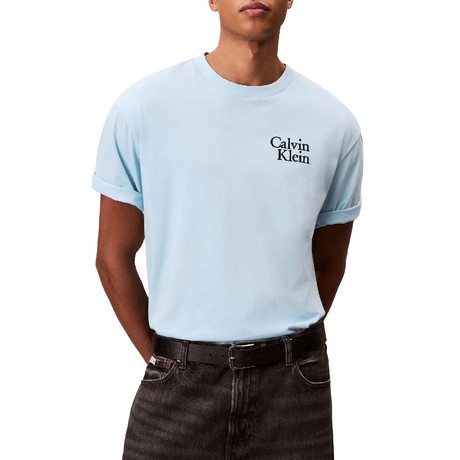 CALVIN KLEIN JEANS LV04RC808G - BLUE - MARŠKINĖLIAI