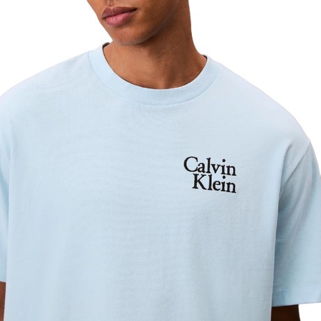 CALVIN KLEIN JEANS LV04RC808G - BLUE - MARŠKINĖLIAI - Image 3