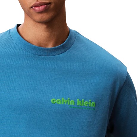 CALVIN KLEIN JEANS LV04RC829G - BLUE - T SHIRT - Image 3