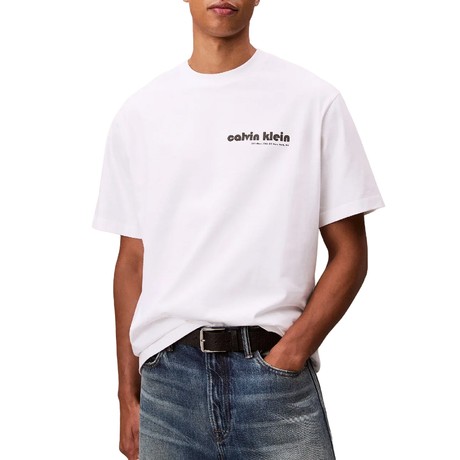 CALVIN KLEIN JEANS LV04RC829G - WHITE - T SHIRT
