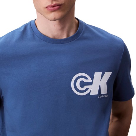 CALVIN KLEIN JEANS LV04RC835G - BLUE - T-SHIRT - Image 3