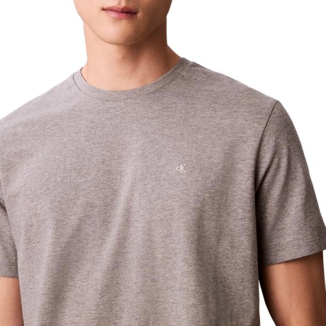 CALVIN KLEIN JEANS LV04RD254G - Med Grey Htr - T SHIRT - Image 3