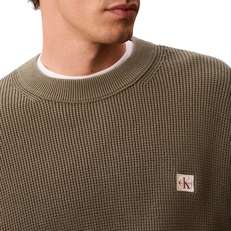 CALVIN KLEIN JEANS LV04RD313G - Dusty Olive - JERSEYS - Image 3