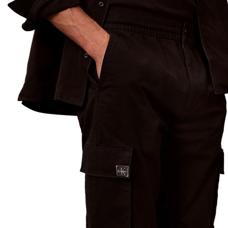 Pantaloni Calvin Klein Jeans black &mdash; poze 2