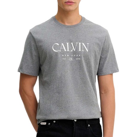 CALVIN KLEIN LV04RE807G - Med Grey Htr - MARŠKINĖLIAI