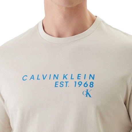 CALVIN KLEIN JEANS LV04RF800G - Oatmeal - T SHIRT - Image 3