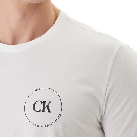 CALVIN KLEIN JEANS LV04RF801G - Bright White - T SHIRT - Image 3