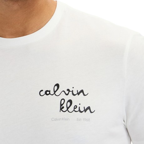 CALVIN KLEIN JEANS LV04RG837G - Bright White - TRICOU - Image 3