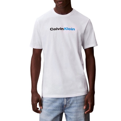 CALVIN KLEIN JEANS LV14RF808G - Bright White - ФУТБОЛКА