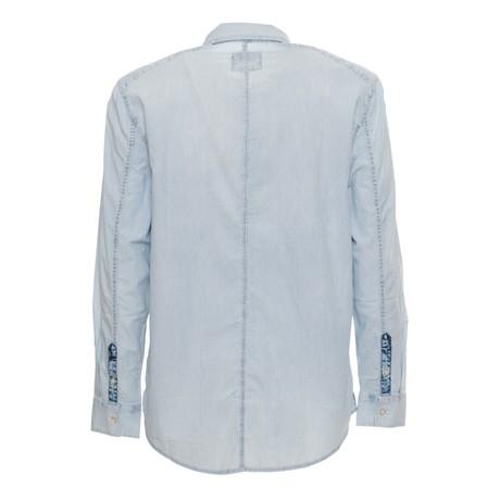 GUESS M2RH25 - LIGHT BLUE PIN STRIP - SHIRTS - Image 2