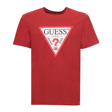Футболка Guess vulcan red &mdash; фотографии 1