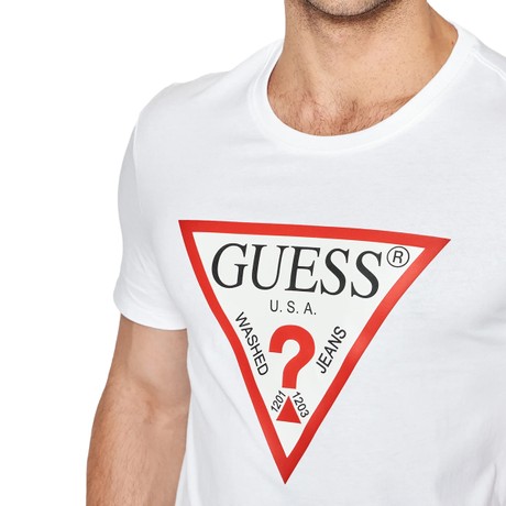 Футболка Guess pure white &mdash; фотографии 3