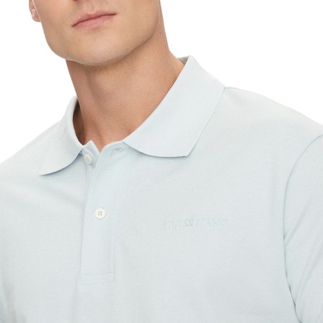 Tricouri Polo Guess Jeans azure laguna &mdash; poze 3
