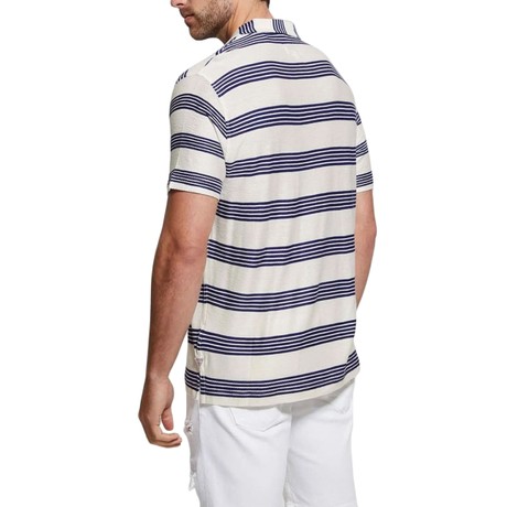 GUESS M4GP18 - ZUMA STRIPE CAVE BLU - MARŠKINĖLIAI - Image 2