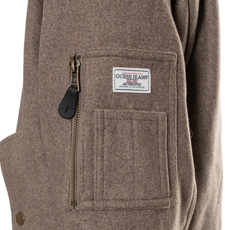 Jackets Guess Jeans safari tan melange &mdash; zdjęcia 3