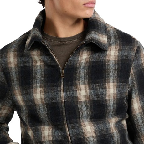 Jackets Guess Jeans dark luxe brown chec &mdash; fot 3