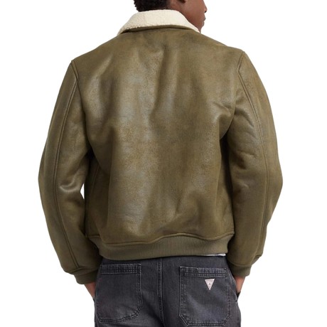 Jackets Guess Jeans olive light green mu &mdash; fot 2