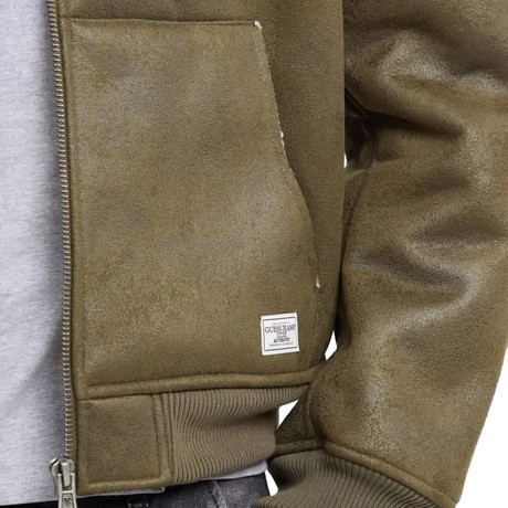 Jackets Guess Jeans olive light green mu &mdash; fot 3