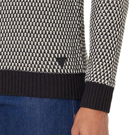 Pulls Guess stitch black/green/q &mdash; photo 3