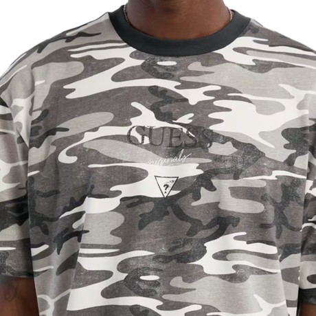 Tricou Guess gray camou multi &mdash; poze 2